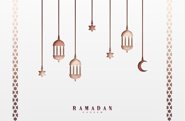 Vecteur ramadan kareem fond de vacances islamique et arabe. illustration vectorielle