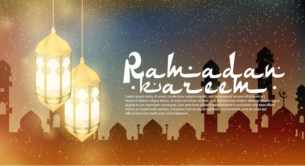 Ramadan Kareem islamique