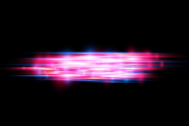 Rayons Laser à Effet Spécial Bleu Rouge Rayons Lumineux Horizontaux Police De Mouvement Déplaçant La Ligne Rapide