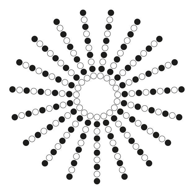rayons points sur demi-teintes. Fond de l'espace. Illustration vectorielle. image de stock. SPE 10.