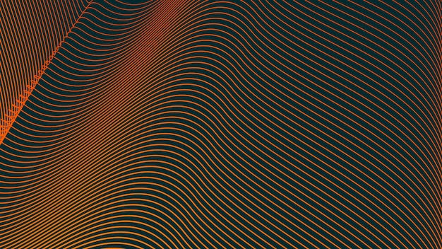 Des rayures jaunes et rouges, des lignes, un fond abstrait pour la toile de fond.