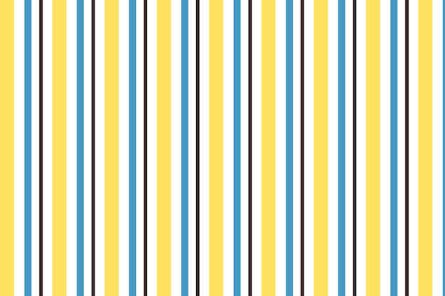 Des rayures verticales jaunes, bleues et noires