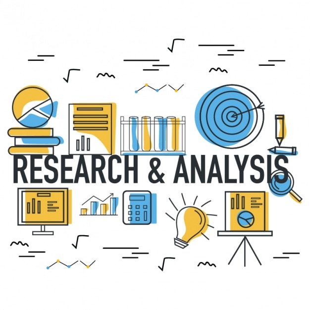 Vecteur recherche et analyse de fond