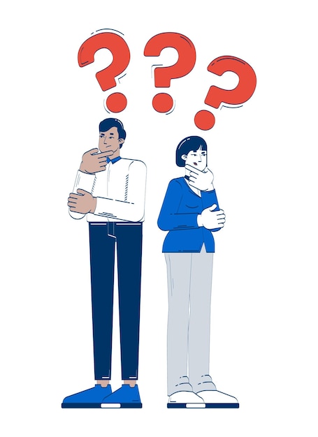 À la recherche d'une solution commerciale concept d'illustration de griffon