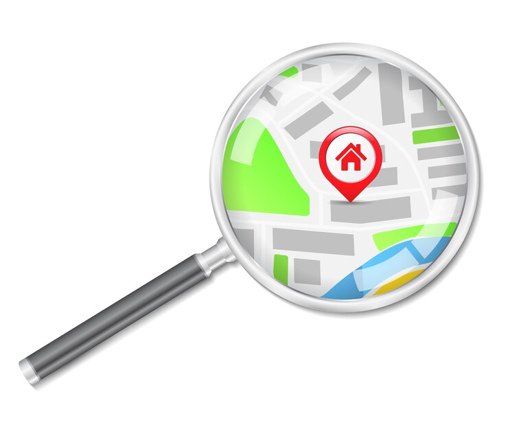 Vecteur rechercher une maison