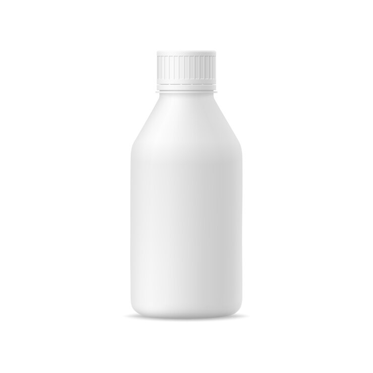 Vecteur récipient de bouteille en plastique