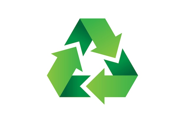 Vecteur recycler l'icône signe symbole vecteur conception