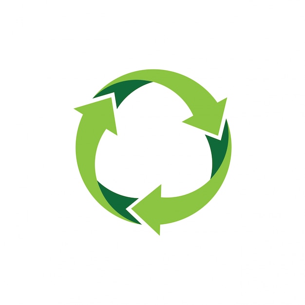 Recycler Le Logo Ou La Conception De Vecteur D'icône