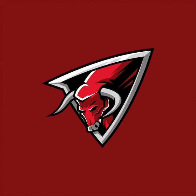 Vecteur red bull esports et logo de jeu