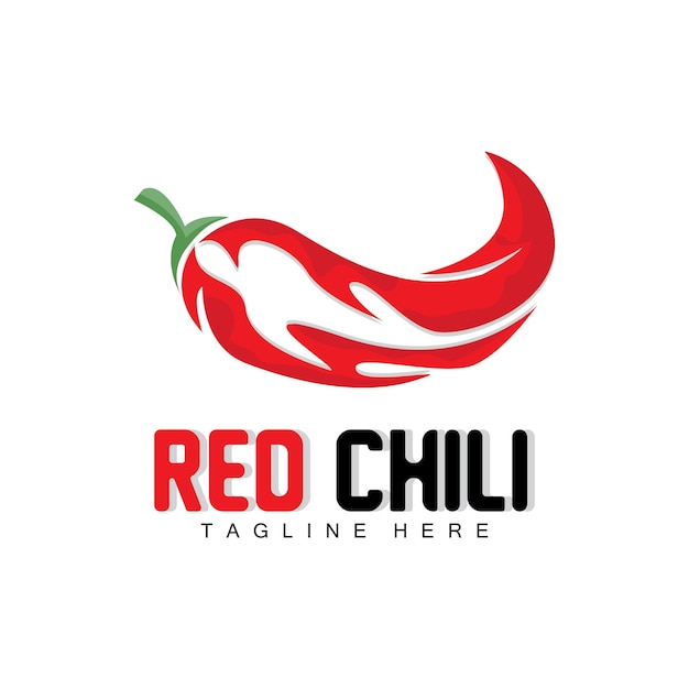 Red Chili Logo Hot Chili Peppers Vector Chili Garden House Illustration Entreprise Produit Marque Illustration