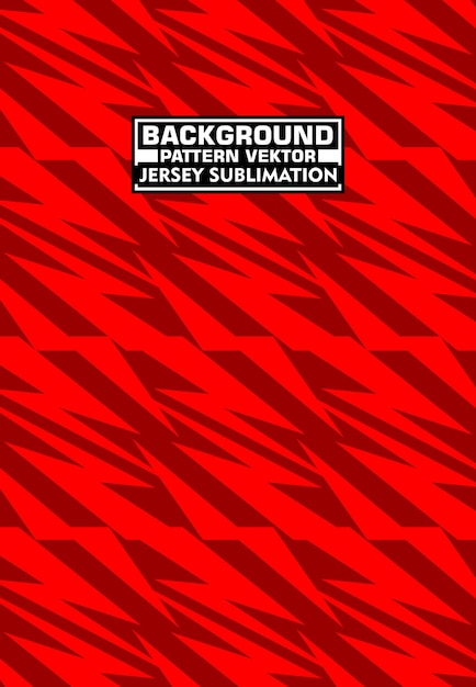 Red Jersey Sublimation Pattern for Sportswear