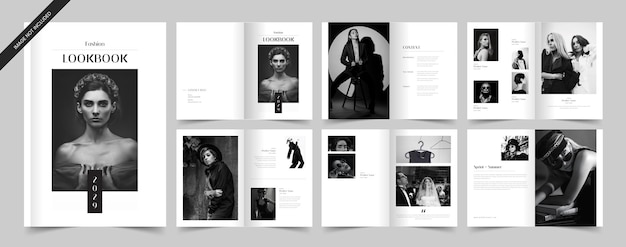 Regardez Livre De Mode Mise En Page Livre De Photos Design Magazine Design