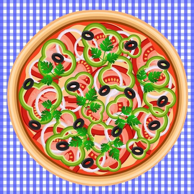 Régime Pizza Végétarien