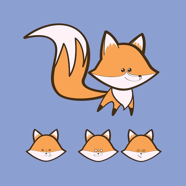 Renard kawaii