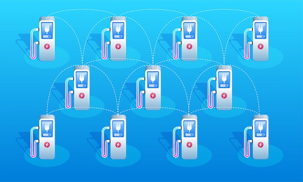 Réseau De Stations De Recharge