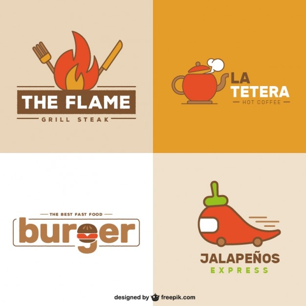 Restaurant Logo Set