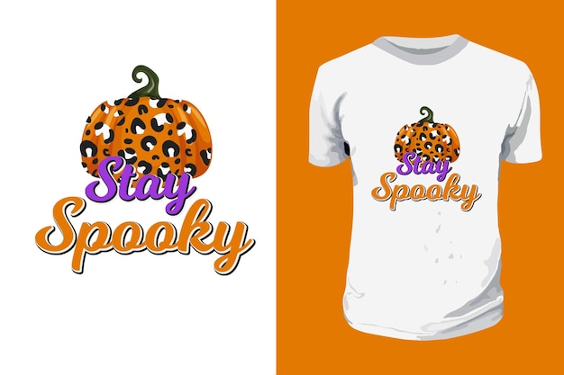 Vecteur restez spooky halloween sublimation