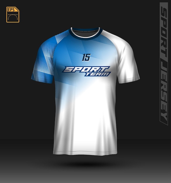 Résumé du design sportif du maillot