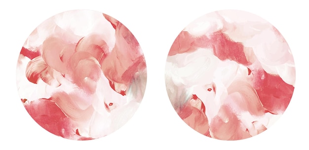 Résumé fond aquarelle rose illustration dessinée à la main