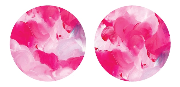 Résumé fond aquarelle rose illustration dessinée à la main