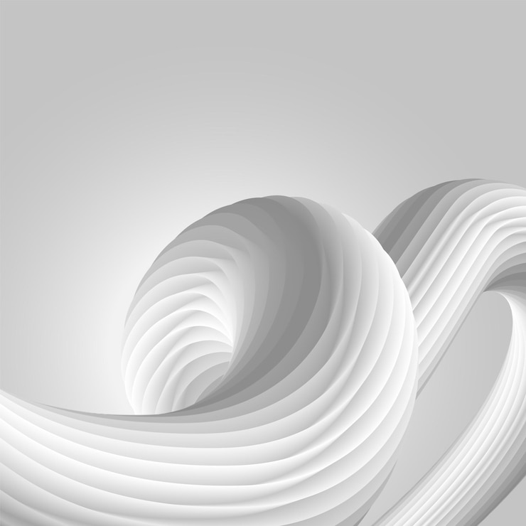 Vecteur résumé fond blanc mélange fond spirale