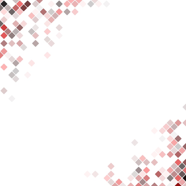 Vecteur résumé de fond de conception de coin carré pixel - illustration vectorielle à partir de carrés diagonaux arrondis