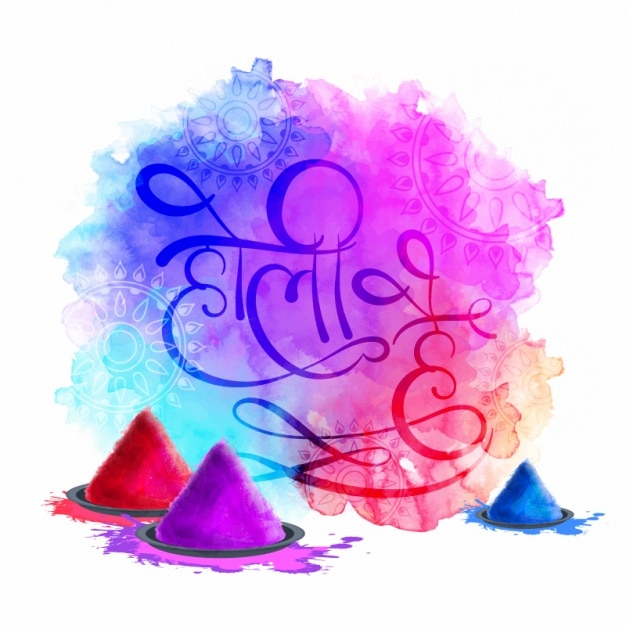 Vecteur résumé de fond prêt pour le festival de holi