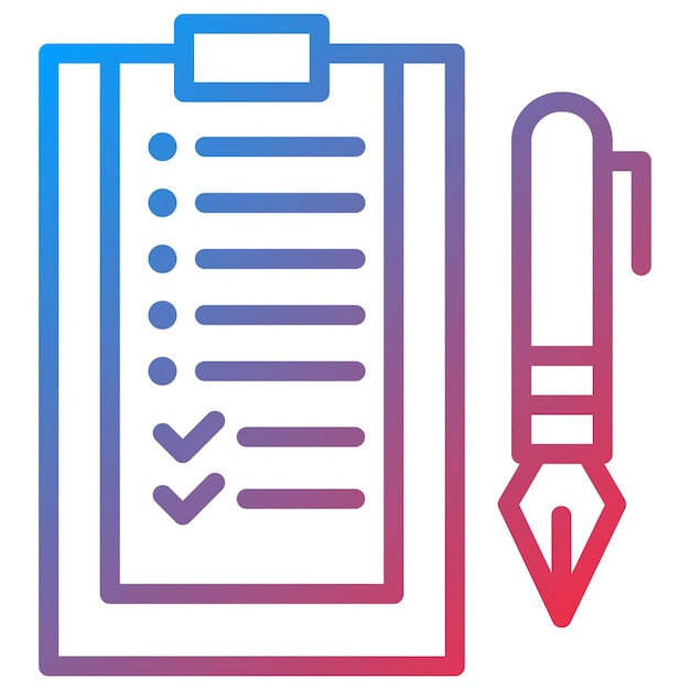 Résumé L'image vectorielle de l'icône de la liste peut être utilisée pour les documents et les fichiers