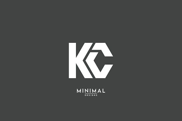 Résumé KC CK KC Lettres Logo Monogramme icône