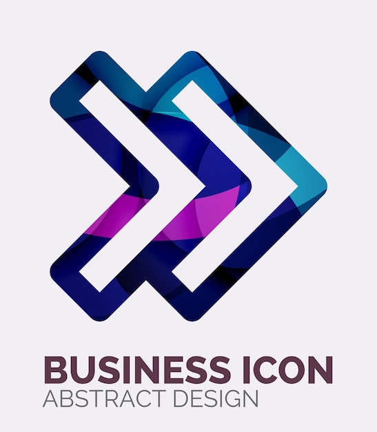 Vecteur résumé logo d'affaires