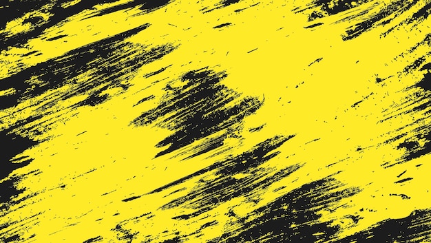 Résumé Texture Grunge Jaune Vif Sur Fond Sombre