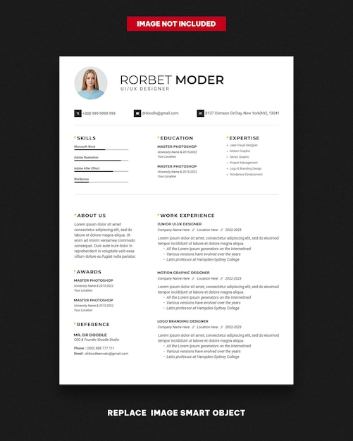 Résumé de vie