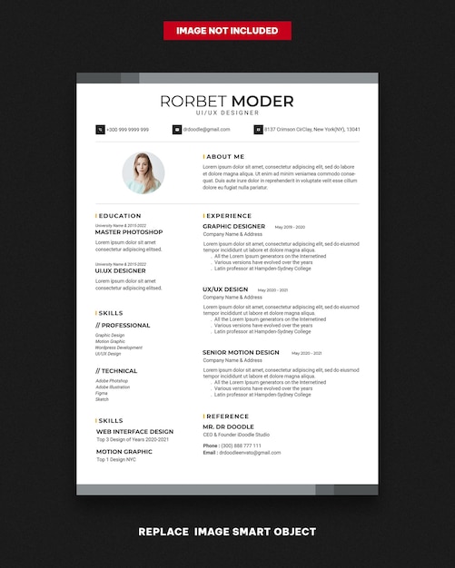 Résumé de vie