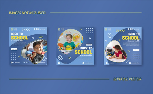 Retour à l'école sur les médias sociaux