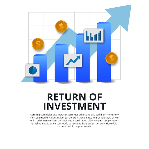 Retour Sur Investissement Roi Finance Croissance Affaires Succès