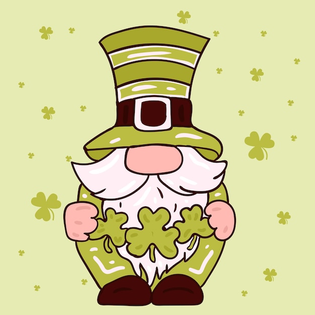 Retro Gnomes Patrick Day Eps (en anglais)