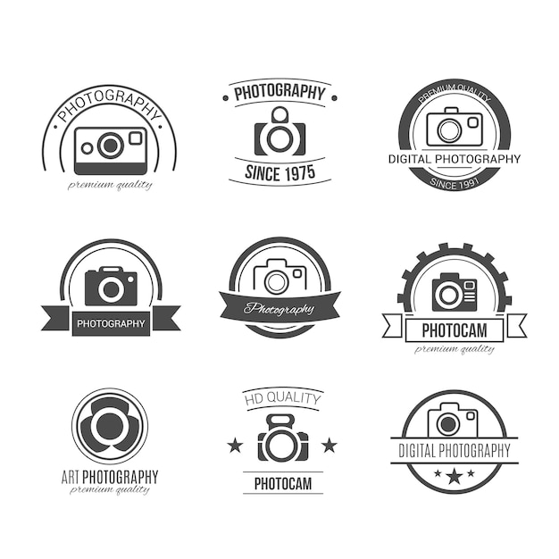 Rétro Photographie Badges