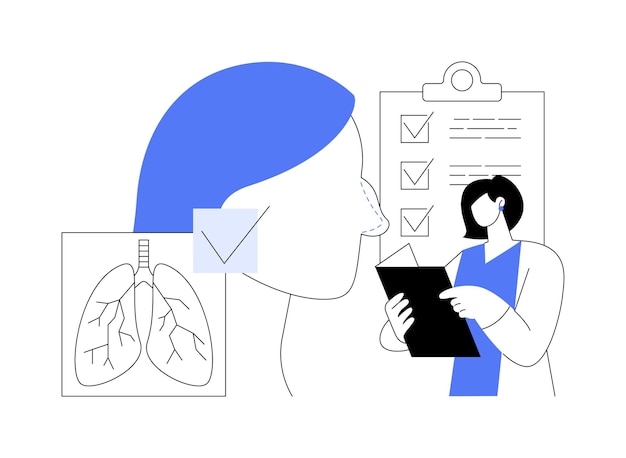 Rhinoplastie Concept Abstrait Illustration Vectorielle