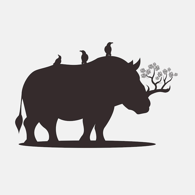Vecteur rhinos logo