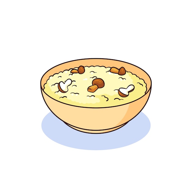 risotto dessiné à la main 1