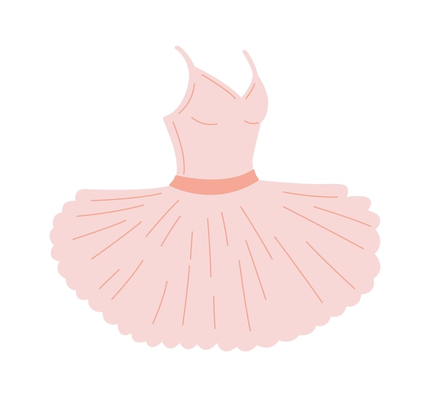 Vecteur la robe de la ballerine tutu