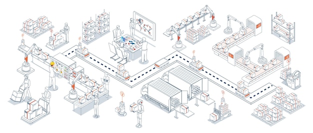 Les robots d'entrepôt automatisés sont des machines autonomes qui rationalisent les opérations d'entreposage.