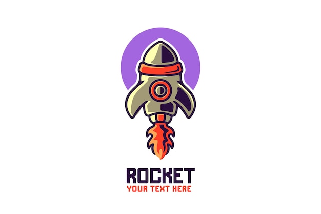 Rocket Mascot Logo Esports