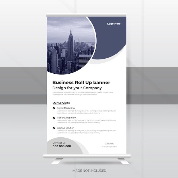 Roll Up Banner Design Pour Votre Entreprise