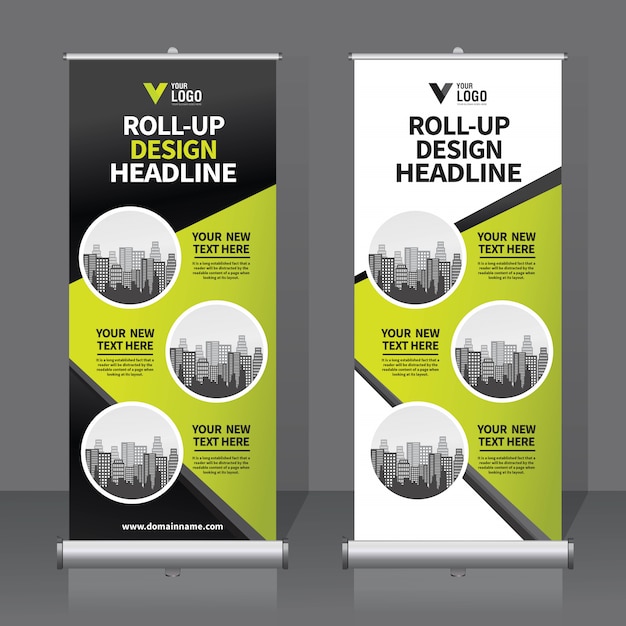 Roll Up Bannière Modèle