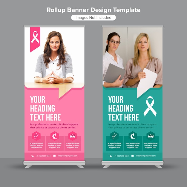 Roll Up Standee Banner Template