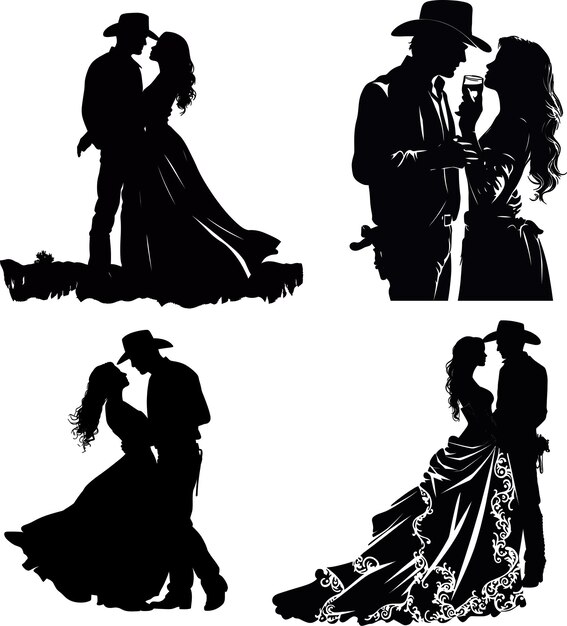 La Romance Du Cow-boy à La Silhouette 4