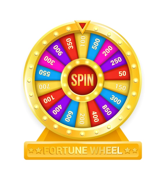 Roue De Fortune Cercle Rotatif De Dessin Animé Avec Secteurs Et élément De Flèche Loterie Et Prix De Tombola Aléatoires Roulette Tournante Gagnez De L'argent Ou Des Cadeaux Jeux Risqués Dans Les Jeux De Vecteur De Casino