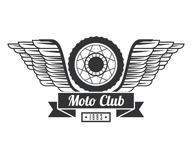 Roue avec logo ailes