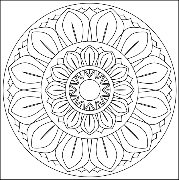 Vecteur roue de lotus